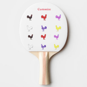 Pala De Ping Pong Pollo Hens Thunder_Cove