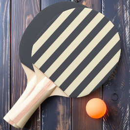 Pala De Ping Pong Polo a rayas y sólido gris mediterráneo