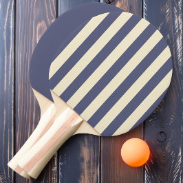Pala De Ping Pong Polo de brisa de lavanda a rayas y sólido