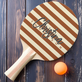 Pala De Ping Pong Polo de mediados de siglo Desierto Sol Nombre Pint