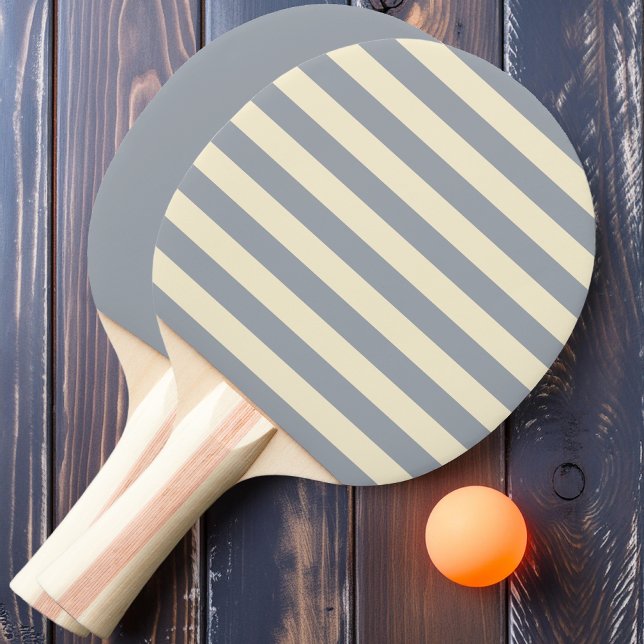 Pala De Ping Pong Polo de rayas y sólido gris Dove (Subido por el creador)