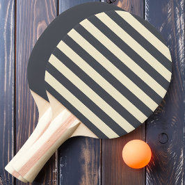 Pala De Ping Pong Polo Gris Mediterráneo a Rayas y Liso