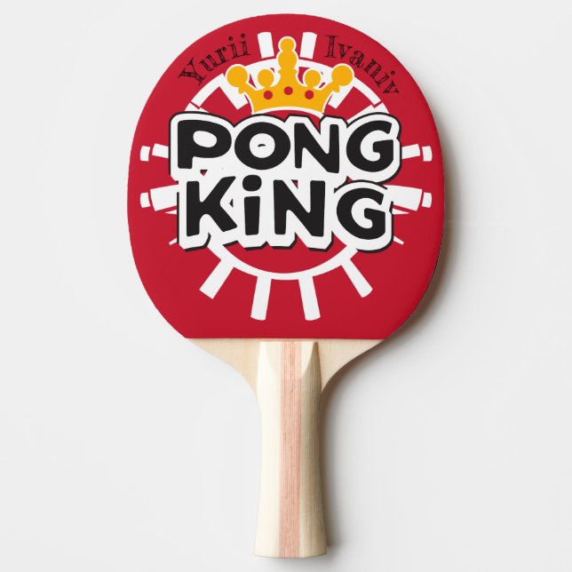 Pala De Ping Pong Pong King Red (Anverso)