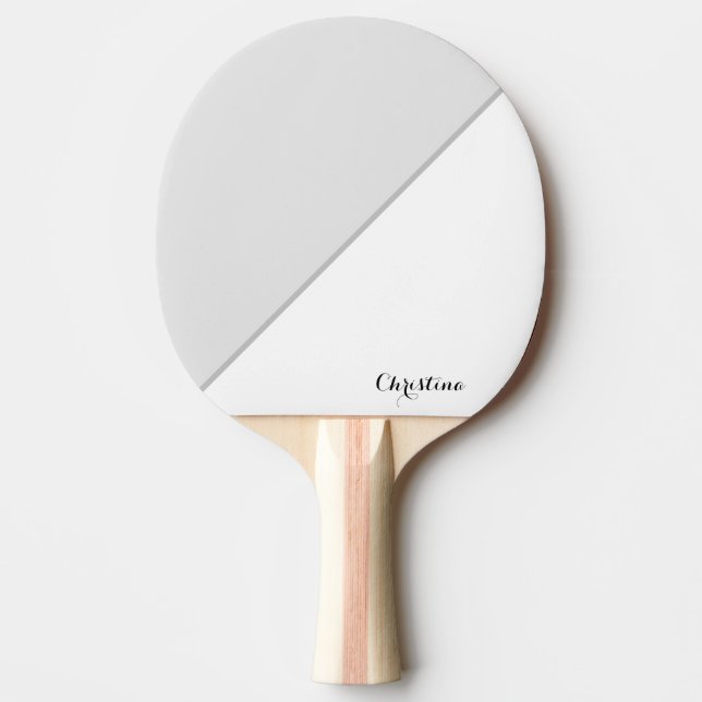 Pala De Ping Pong Pong Paddle simple de dos tonos (Anverso)