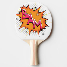 Pala De Ping Pong Pop Art Comic Bam!