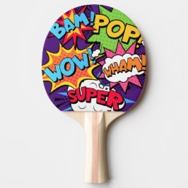 Pala De Ping Pong Pop Art Ping Pong Paddle