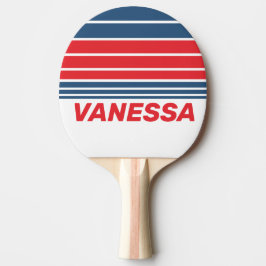 Pala De Ping Pong Postman Nostalgic Horizon Striping with Name