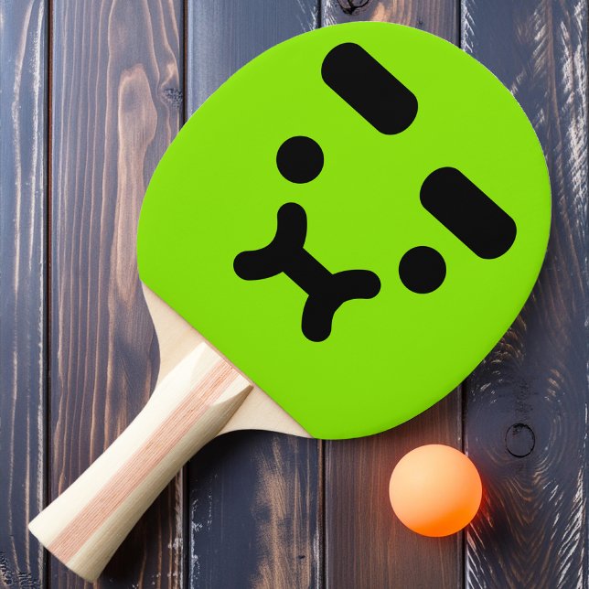 Pala De Ping Pong Pouty Face Green Ping Pong Paddle (Subido por el creador)
