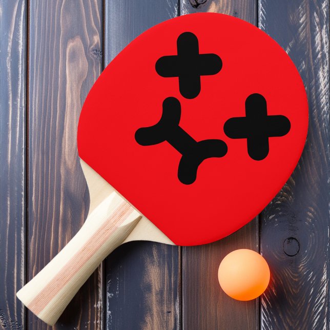 Pala De Ping Pong Pouty Face Red Ping Pong Paddle (Subido por el creador)