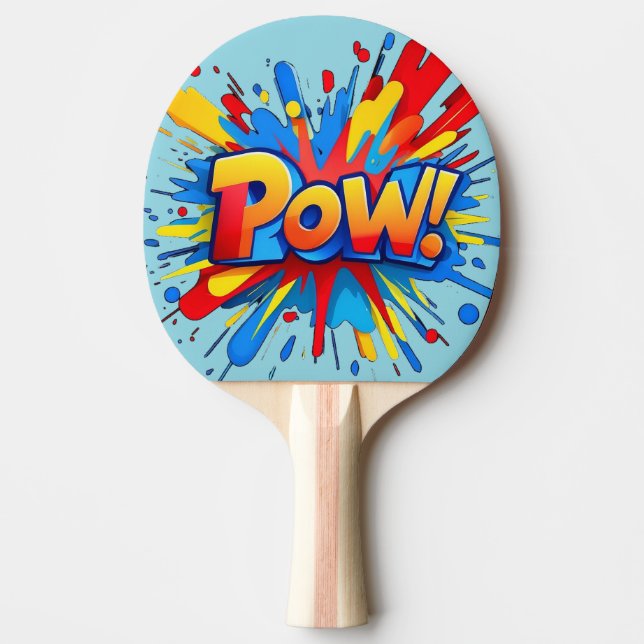 PALA DE PING PONG POW! (Anverso)