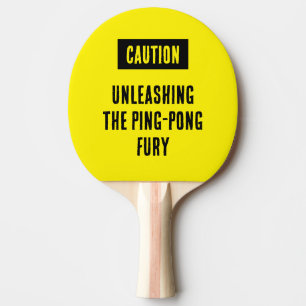 Pala De Ping Pong Precaución