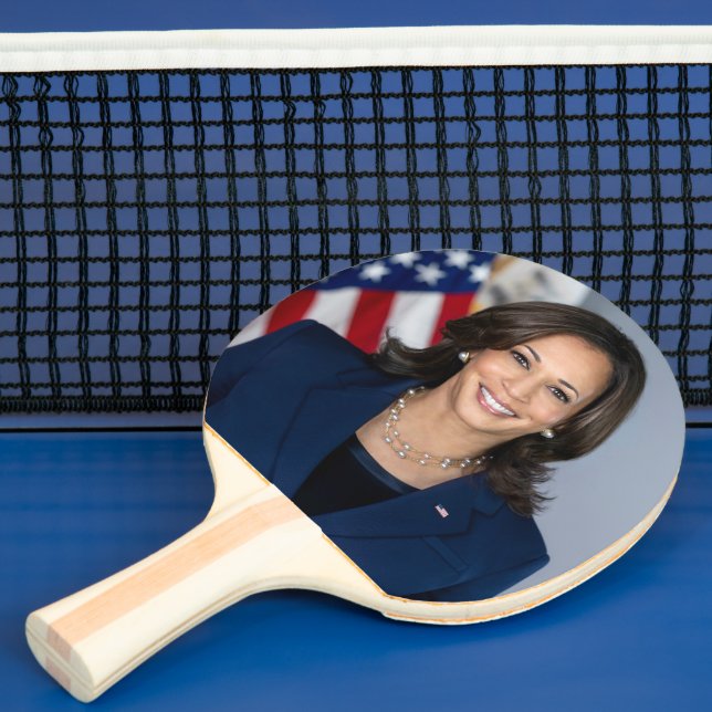 Pala De Ping Pong Presidente Candidato Kamala Harris US 2024 (in situ)