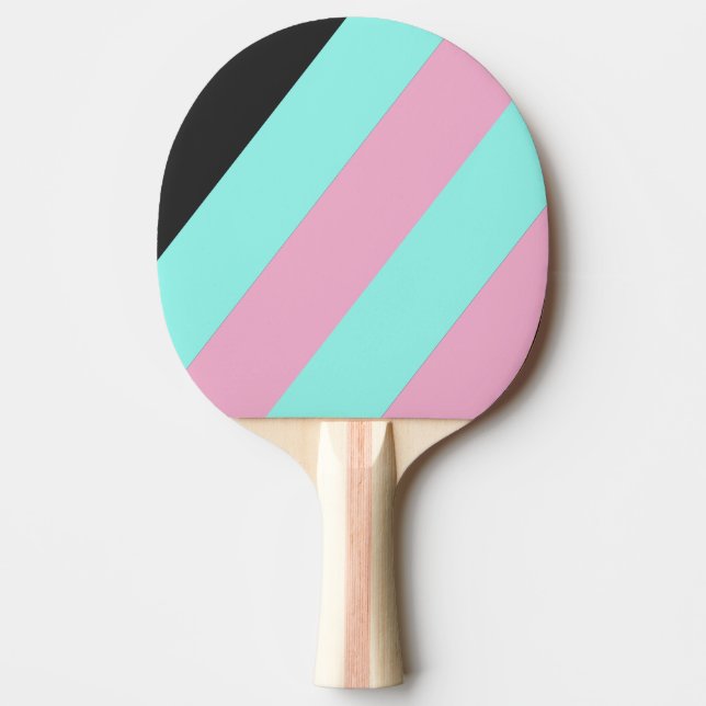 Pala De Ping Pong Prisma nocturno retro Bandas audaces (Anverso)