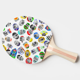 Pala De Ping Pong Producir Pegatinas de código de barras