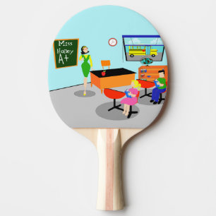 Pala De Ping Pong Profesor retro Ping Pong Paddle