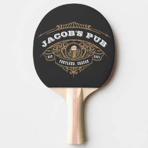 Pala De Ping Pong Pub irlandés personalizado
