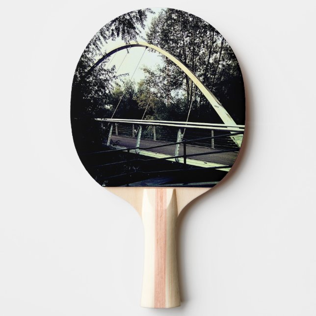 Pala De Ping Pong Puente blanco (Anverso)