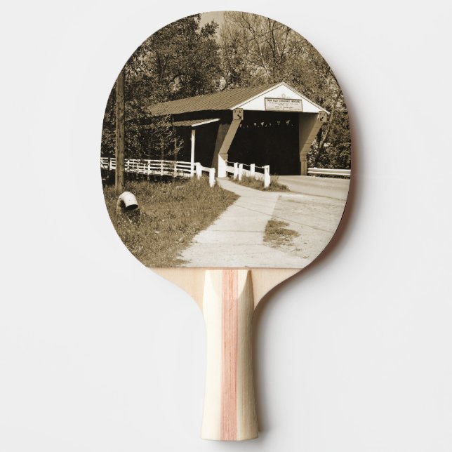 Pala De Ping Pong Puente cubierto (Anverso)