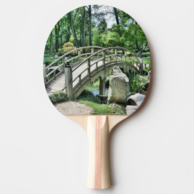 Pala De Ping Pong Puente de arco de Japón (Anverso)