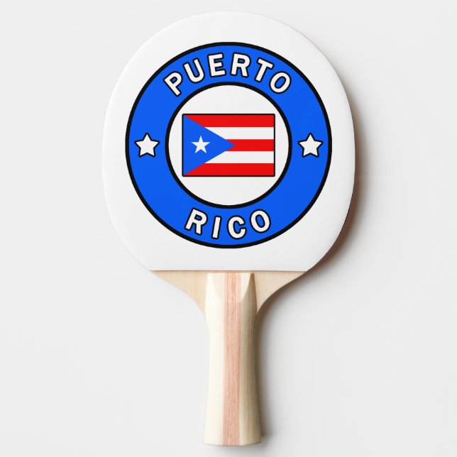 Pala De Ping Pong Puerto Rico (Anverso)