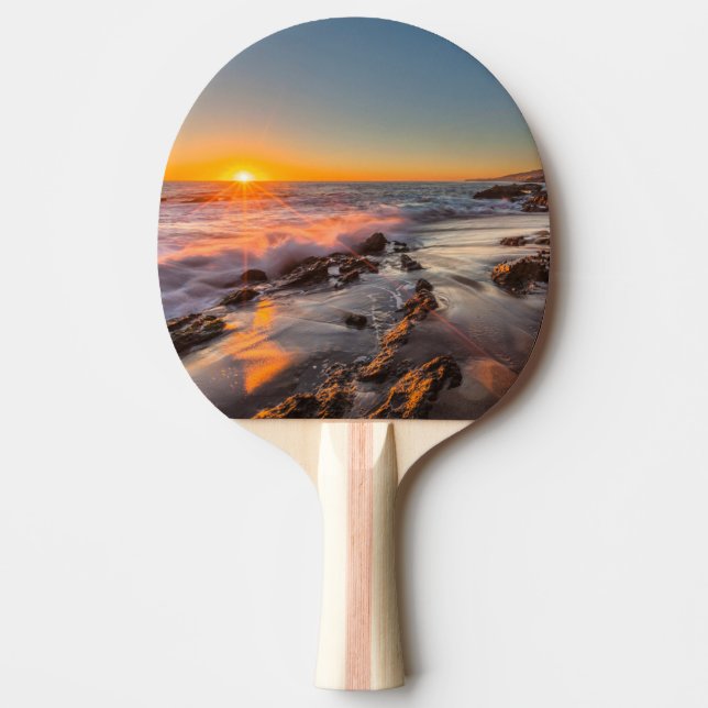 Pala De Ping Pong Puesta de sol en Victoria Beach (Anverso)