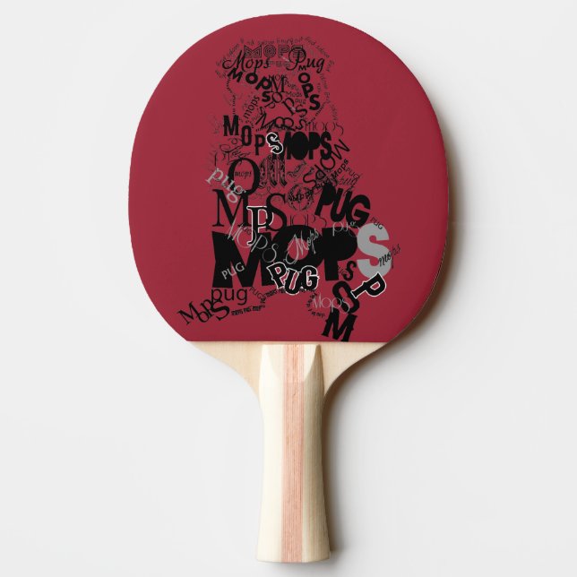 Pala De Ping Pong Pug (Reverso)