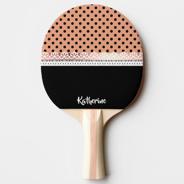 Pala De Ping Pong Puntos de corte (Reverso)