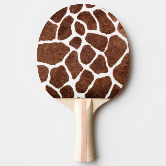Pala De Ping Pong Puntos de la jirafa (Anverso)