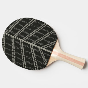Pala De Ping Pong Puntos diagonales horizontales verticales cegados