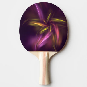 Pala De Ping Pong Purple Shades Resumen Fantasía Flor