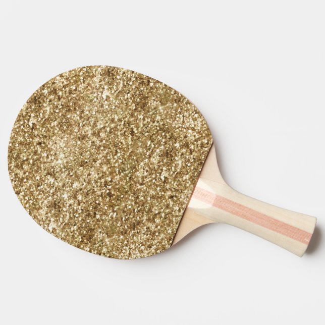 Pala De Ping Pong Purpurina Confetti Gold (Lateral)