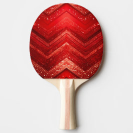 Pala De Ping Pong Purpurina decorativo rojo Ping Pong Paddle