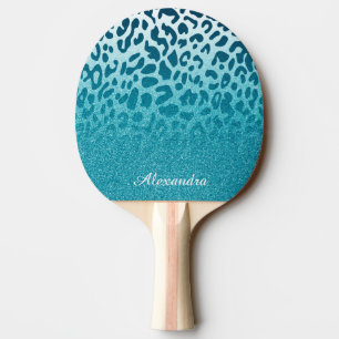Pala De Ping Pong Purpurina Leopard
