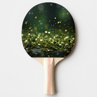 Pala De Ping Pong ☘️ Purpurinoso St. Patrick's Day Bokeh