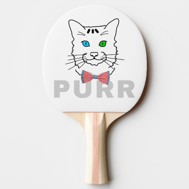 Pala De Ping Pong Purr de gato (Reverso)