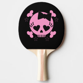 Pala De Ping Pong Raca de tenis de mesa rosa