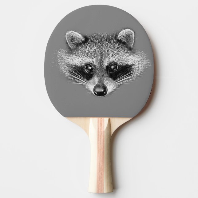 Pala De Ping Pong Raccoon (Anverso)