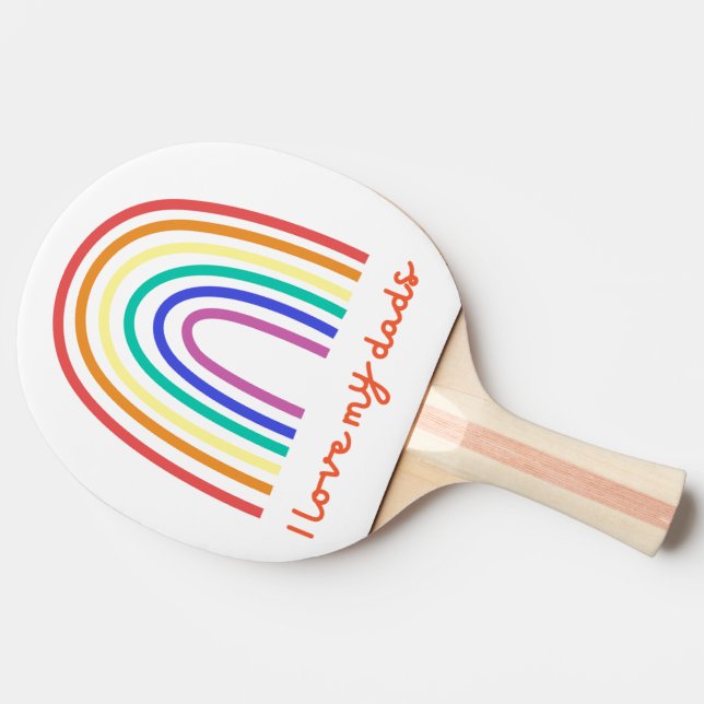 Pala De Ping Pong Rainbow Ping Pong Paddle (Lateral)