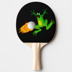 Pala de Ping Pong Rana verde sorprendida