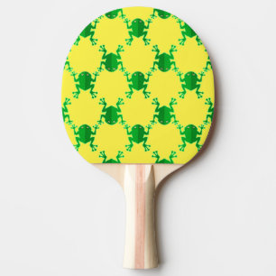 Pala De Ping Pong Ranas lindas del dibujo animado