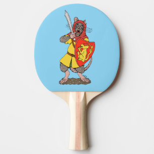 Pala De Ping Pong Rata guerrera con falchion