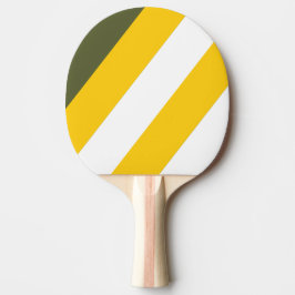 Pala De Ping Pong Rayas Audaces Nostálgicas Miel Verde