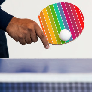 Pala De Ping Pong Rayas de arte pop