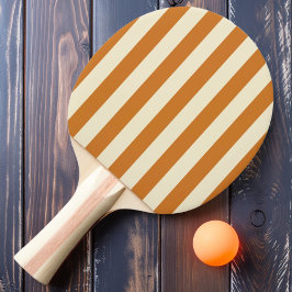 Pala De Ping Pong Rayas de Polo Color Miel Tostada