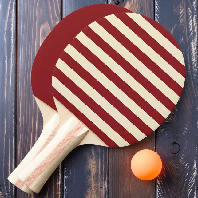 Pala De Ping Pong Rayas de Polo de Arándano Profundo y Sólido (Subido por el creador)