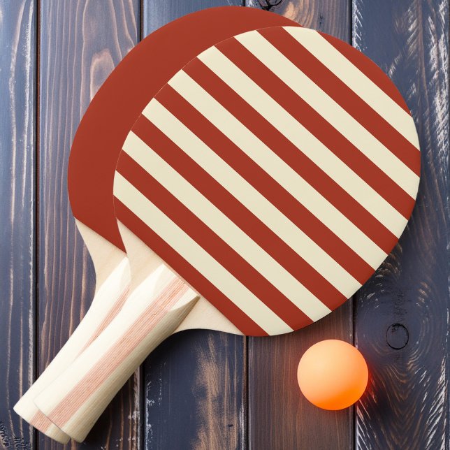 Pala De Ping Pong Rayas de Polo de Siena Quemada y Lisos (Subido por el creador)