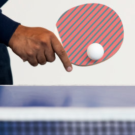 Pala De Ping Pong Rayas diagonales corales