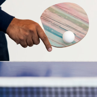 Pala De Ping Pong Rayas en tonos suaves