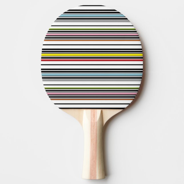 Pala De Ping Pong Rayas multi modeladas (Anverso)