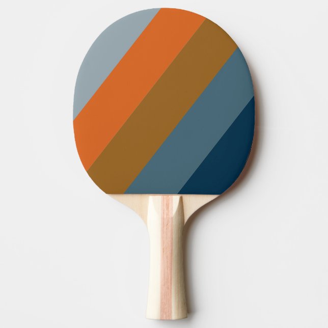 Pala De Ping Pong Rayas Negras Horizonte Índigo (Anverso)